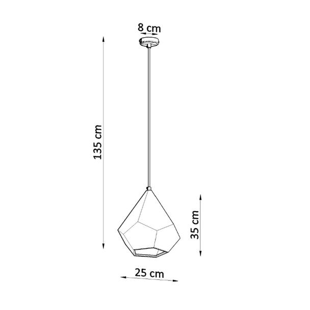 Sollux Lampa wisząca ceramiczna PAVLUS SL.0844