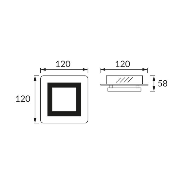 LIKYA LED-1 3000K 03134 IDEUS