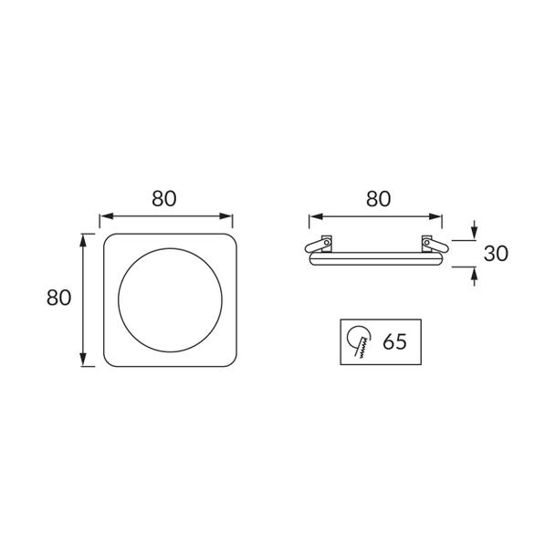 GOTI LED D 5W 4000K 03084 IDEUS
