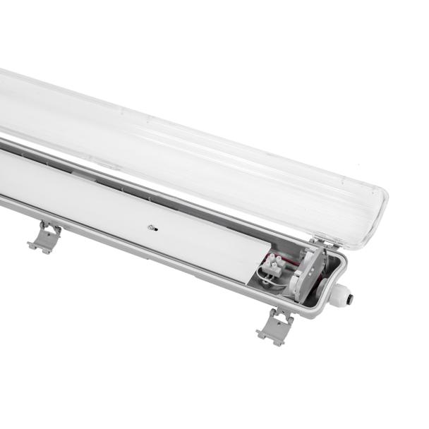 Limea LED TUBE 2x150 IP65, korpus ABS, klosz PC, zasilanie jednostronne