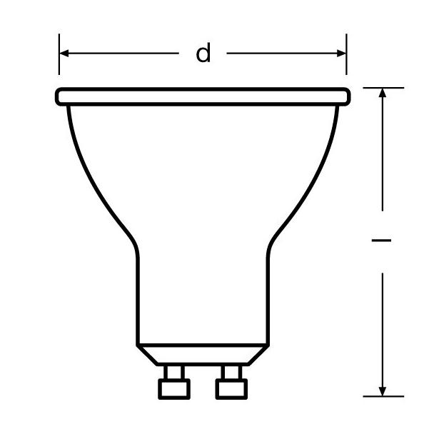 Lampa LED COMFORT/SUPERIOR DIM Spot 46 PAR16 Glass 6,7W/940 GU10