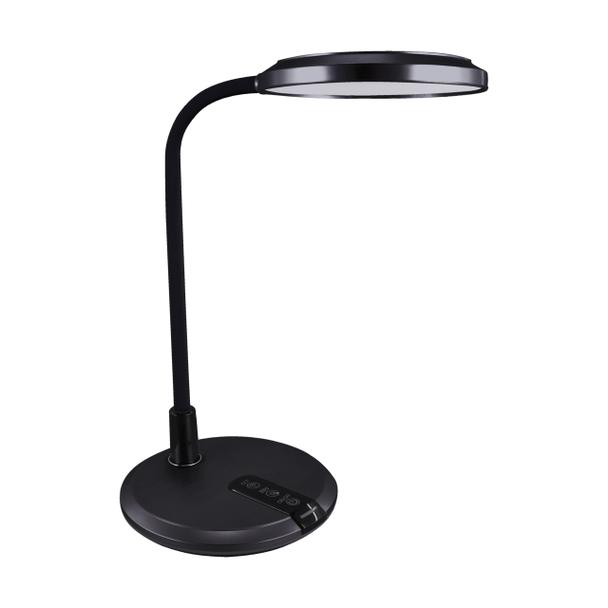 Lampka biurkowa SMD LED PLATON LED BLACK 04229 IDEUS