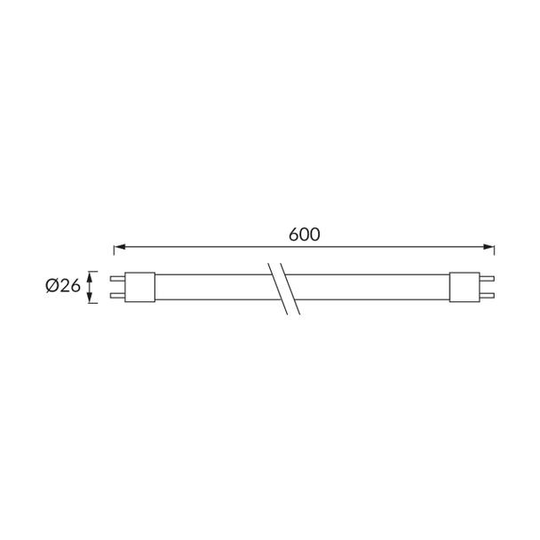 Tuba T8 SMD LED T8 LED EMI 9W 4000K 0,6 00028 IDEUS