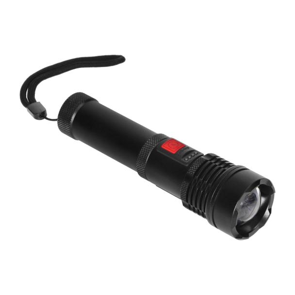 Latarka LED COB 12W z zoomem i akumulatorem 2200 mAh LT-12 ORNO