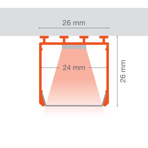 Profil LS AY-PW03/U/26x26/14/2