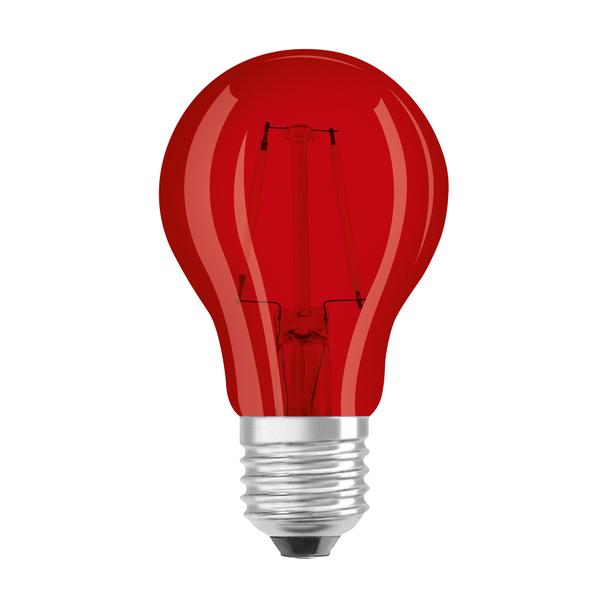 Lampa LED STAR CL A Red 15 non-dim 2,5W E27