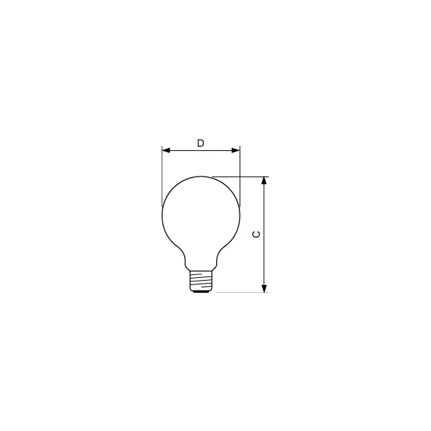 Żarówka LED 7W=60W 806lm 2700K barwa ciepła kulka 7-60W E27 G93 827 Szkło przezroczyste 9,29001E+11 PHILIPS