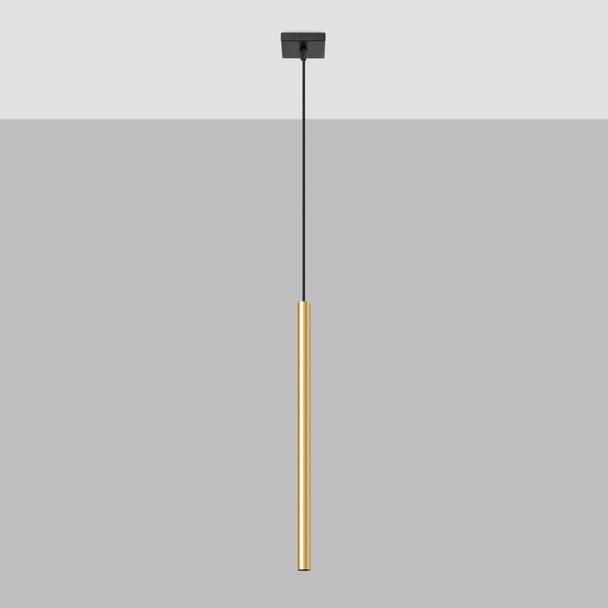 Sollux Lampa Wisząca PASTELO 1 złoty połysk SL.1195