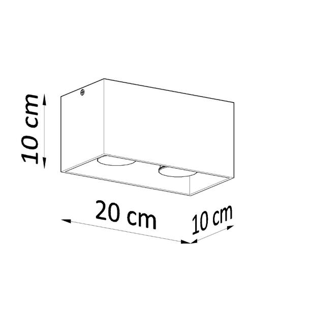 Sollux Plafon QUAD MAXI biały SL.0380