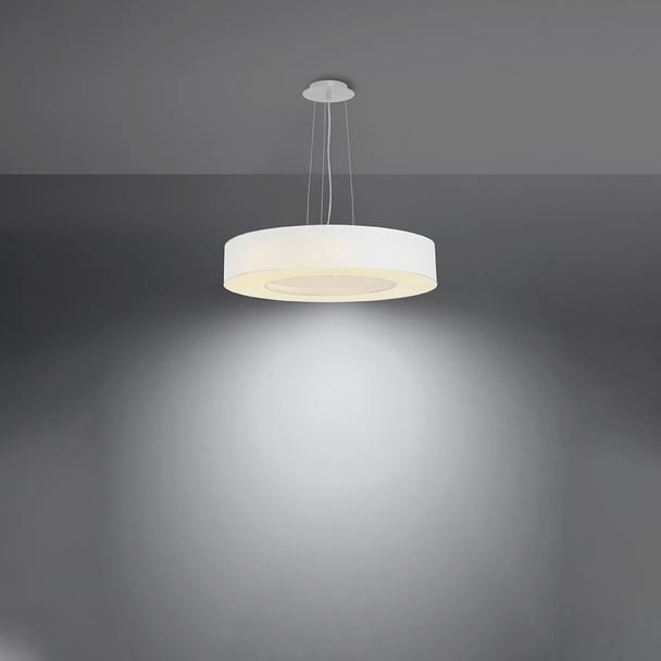 Sollux Żyrandol SATURNO SLIM 50 biały SL.0749