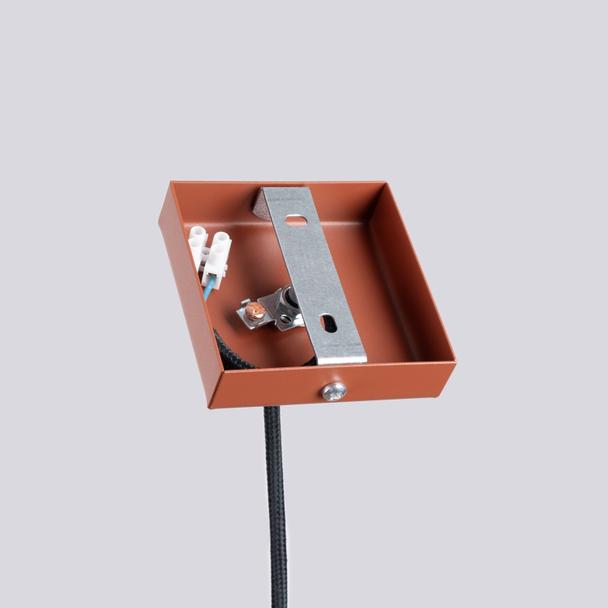 Sollux Lampa wisząca LAGOS 1 ochra czerwona SL.1489