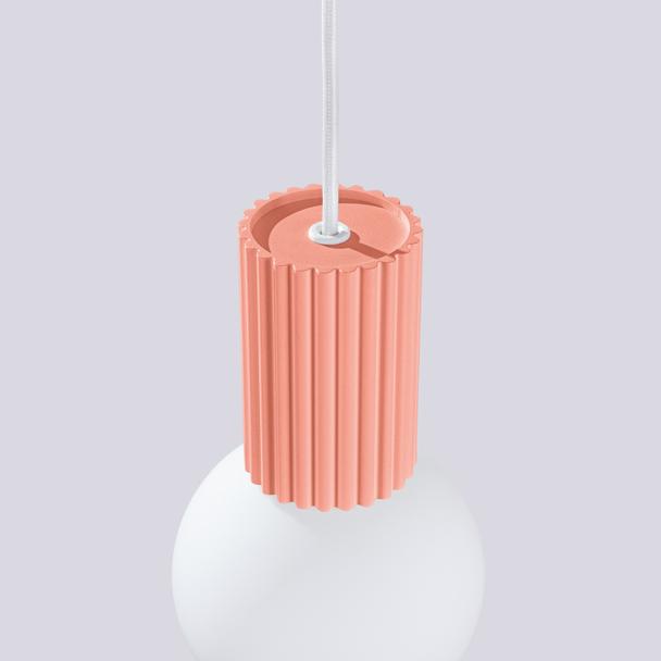 Lampa wisząca HALO 1 brzoskwiniowa