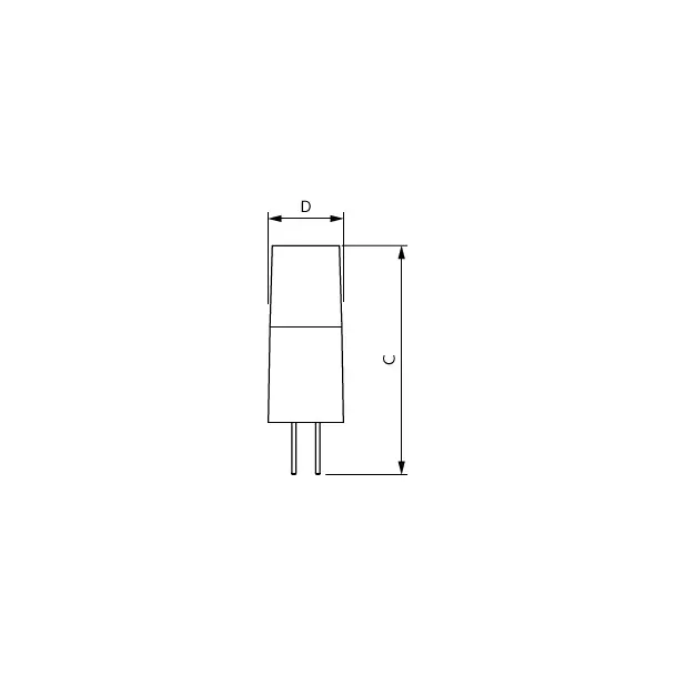 Kapsułka LED 2,4W=28W 300lm / 2700K barwa ciepła LEDcapsuleLV 2,4-28W G4micro 827 Kapsułki LED PHILI 9,29004E+11 PHILIPS
