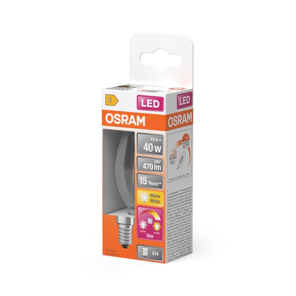Lampa LED STAR+ GLOWdim CL B40 FILAMENT 4W 827 E14
