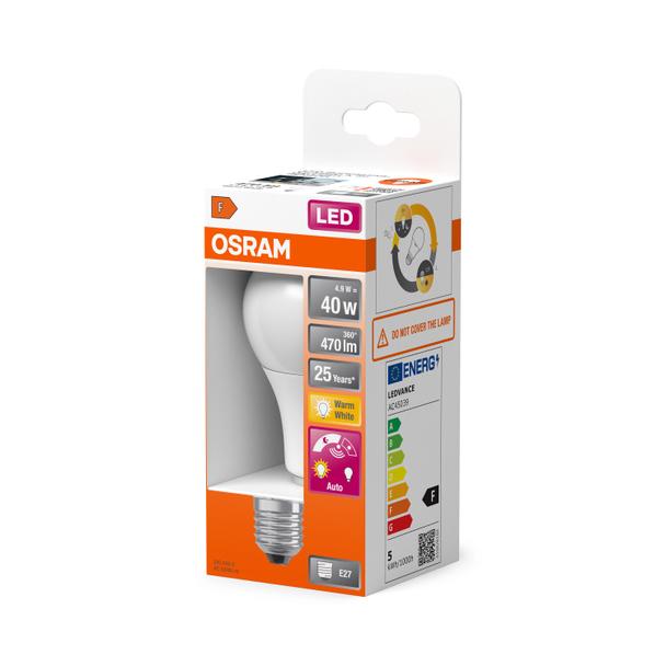 Lampa LED STAR+ CL A DSFR 40 non-dim 6W 827 E27