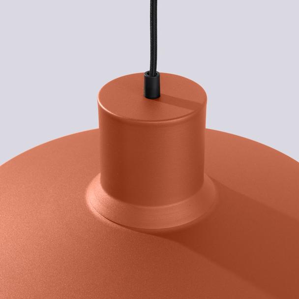 Sollux Lampa wisząca BILO ochra czerwona