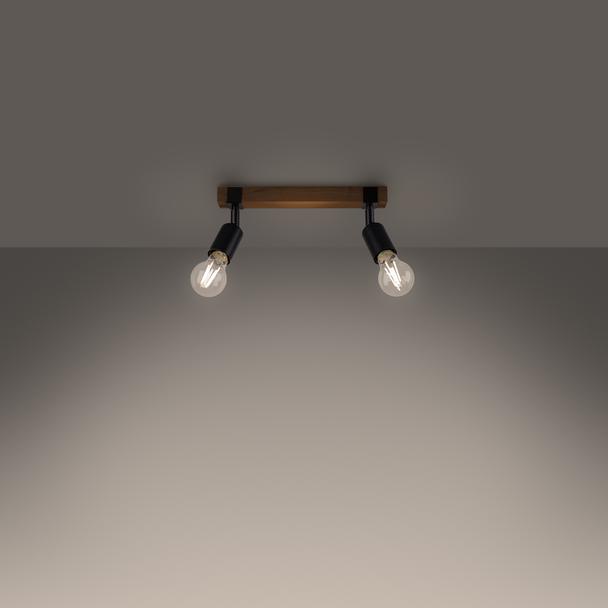 Sollux Plafon ZUCA 2 czarny SL.1296