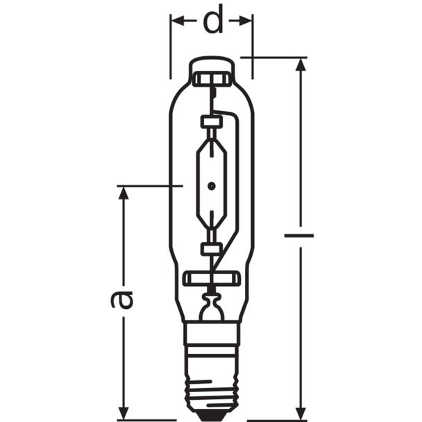 Lampa wyładowcza HQI T 1000W N