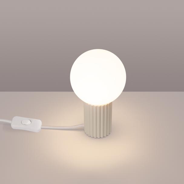 Lampa biurkowa HALO beżowa