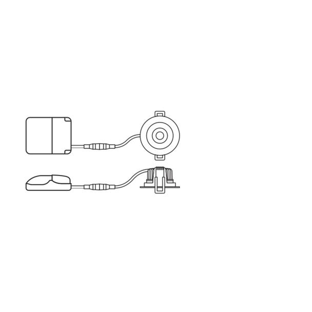 Oprawa SPOT ADJ P 8W 930 PS DIM IP20 WT