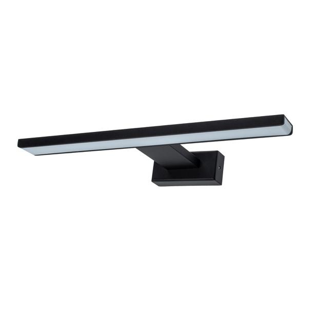 kinkiet łazienkowy nad lustro LED Shine Black 7W 490lm 4000K IP44 ML4377 Milagro