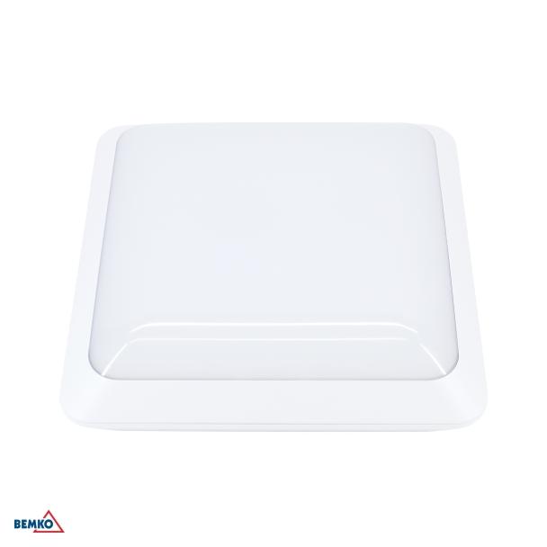 PLAFONIERA LED 30W 4000K 3500LM IP66 KWADRAT Z CZ. MIKR. Z FUNKCJĄ PÓŁCIENIA C36-PSF712-304-MD BEMKO