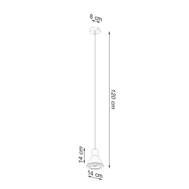 Sollux Lampa wisząca TAZILA 1 czarna [ES111] SL.0989