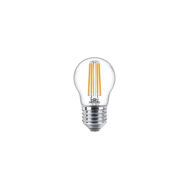 Żarówka LED Kulka 6,5W=60W 806lm / 2700K barwa ciepła LEDLuster 6,5-60W P45 E27 827 9,29002E+11 PHILIPS