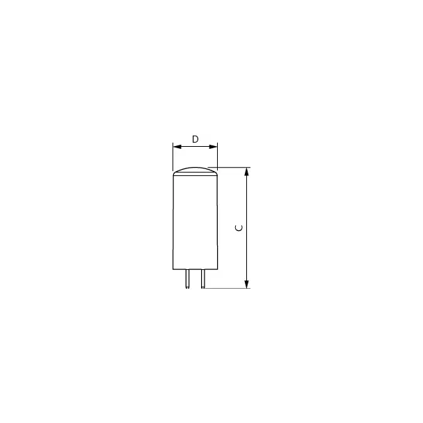 Kapsułka LED 4,2W=40W 470lm / ściemnialna 2700K barwa ciepła LEDcapsuleLV 4,2-40W GY6,35 827D Kapsuł 9,29004E+11 PHILIPS