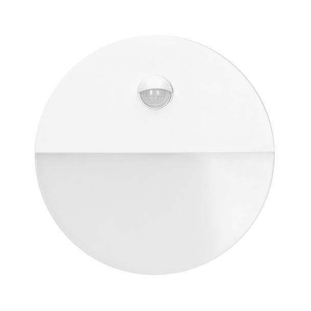 HALIT LED 10W, oprawa ogrodowa z czujnikiem ruchu 140st, 600lm, IP65, 4000K, IK10, biała AD-OP-6116WLPMR4 ORNO