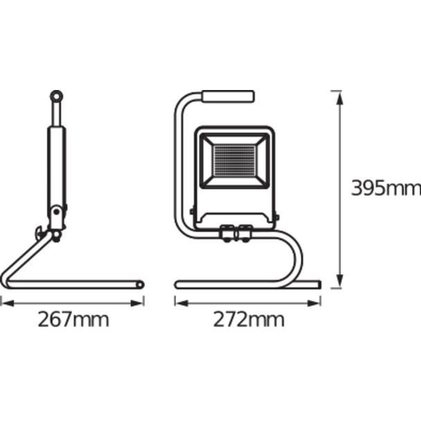 Oprawa LED WORKLIGHT S-STAND 50 W 4000 K
