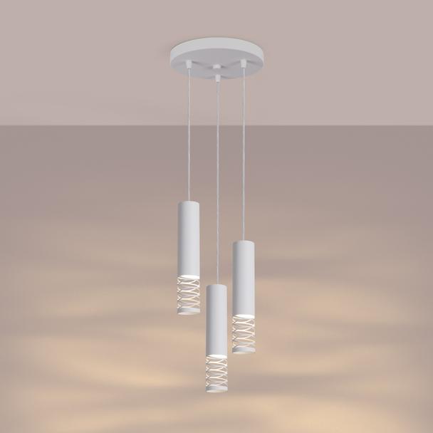 Sollux Lampa wisząca LAMI 3P biały