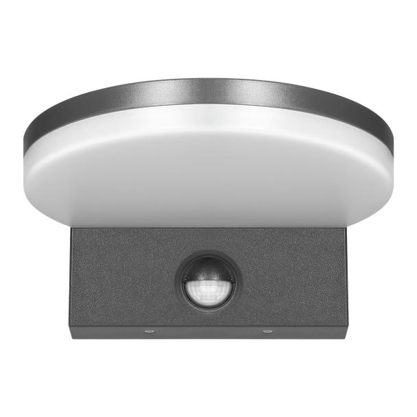 ASPEN LED 15W oprawa ogrodowa z czujnikiem ruchu PIR 1300lm IP65 4000K szara AD-OP-6604GLPMR4 ORNO