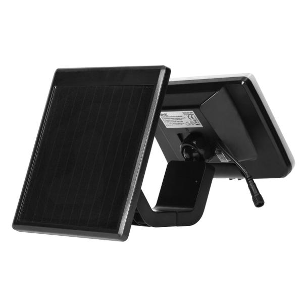 SOLIS LED 10W, naświetlacz solarny z czujnikiem ruchu PIR, 1200lm, IP54, 4000K, 3000 mAh, czarny AD-SL-6467BLR4 ORNO