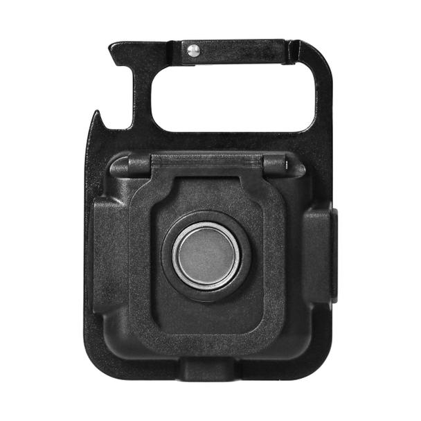 Mocna MINI latarka LED kieszonkowa + brelok magnes otwieracz uchwyt nóżka LT-17 ORNO