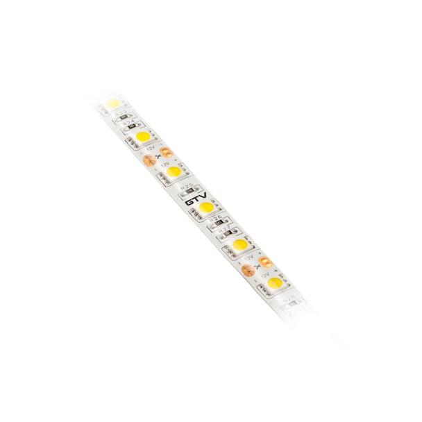 GTV TAŚMA FLASH 5050, 300 LED CIEPŁY BIAŁY, 72W WODOODPORNA 10mm, ROLKA 5m LD-5050-300-65-CB GTV Poland