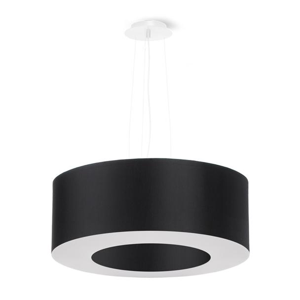 Sollux Żyrandol SATURNO 50 czarny SL.0748