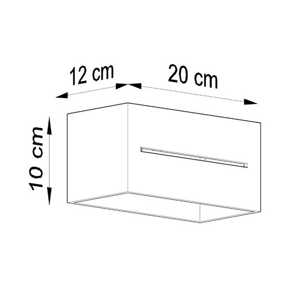 Sollux Kinkiet LOBO MAXI biały SL.0528