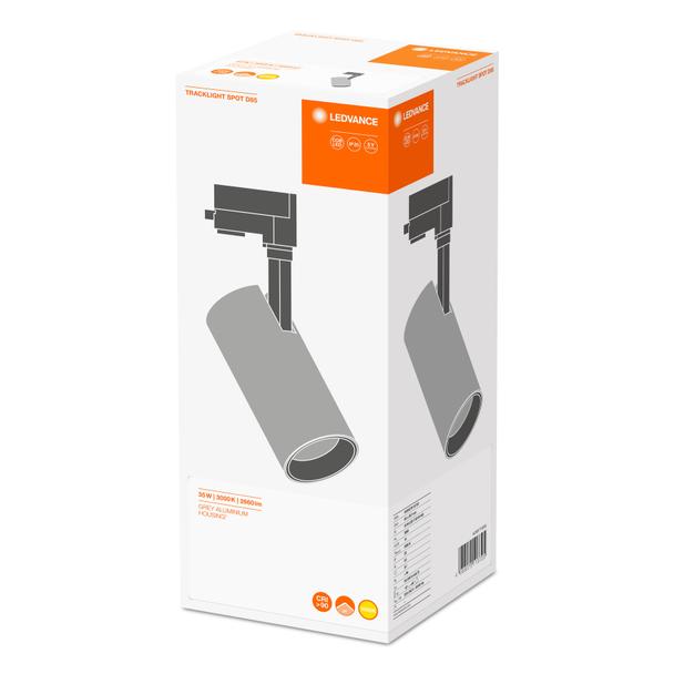 Szynowa oprawa TRACKLIGHT SPOT D85 35W 3000K 90RA NFL GY