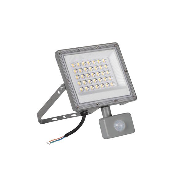 Naświetlacz LED z czujnikiem ruchu ACETE 30W IP44 ciepły/neutralny/zimny 38497 KANLUX