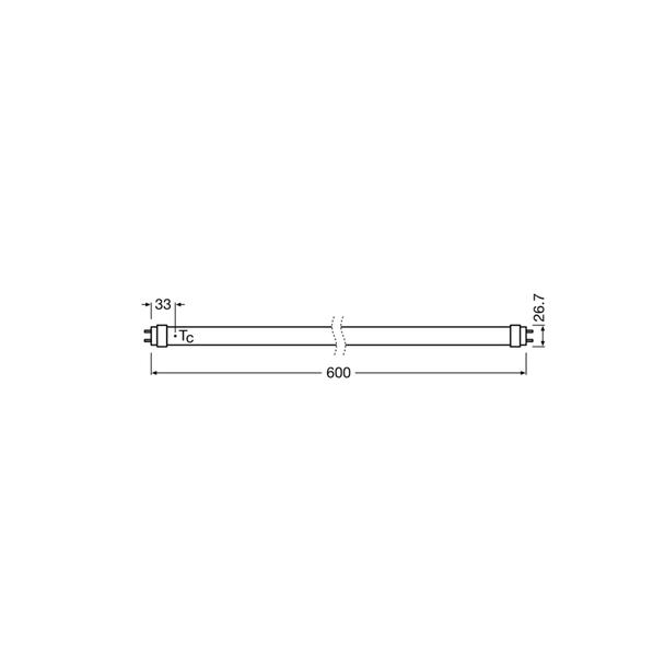 Lampa SMART WF LEDTUBE T8EM 1200 18W 865TWLEDV