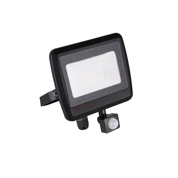 Projektor LED 30W z czujnikiem ruchu ANTEM LED 30W-NW-SE B czarny 2400lm 4000K 33207 KANLUX