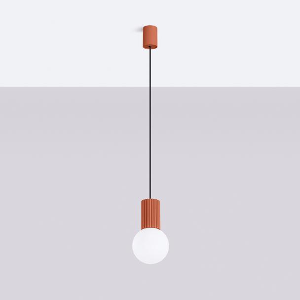 Lampa wisząca HALO 1 ochra czerwona