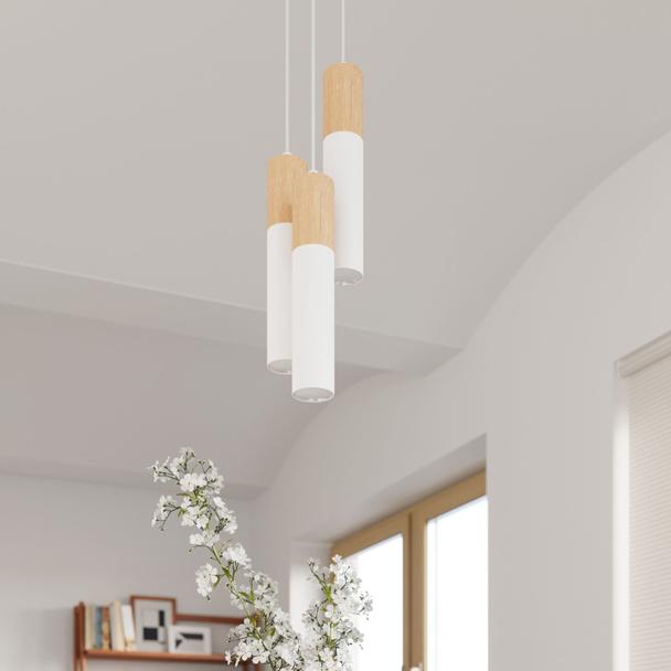Lampa wisząca PABLO 2 biała