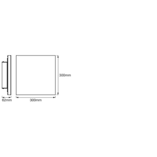 Oprawa SMART+ Planon Frameless Square WIFI TW + RGB 300x300