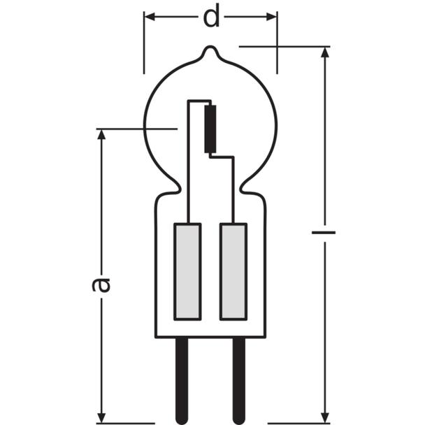 Żarówka halogenowa 60W 12V GY6,35