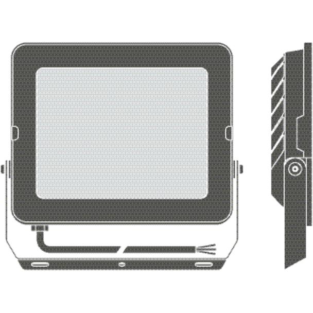 Naświetlacz FLOOD COMPACT V 90W 830 SYM 100 black