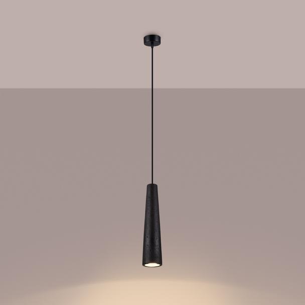Lampa wisząca ELECTRA czarna beton
