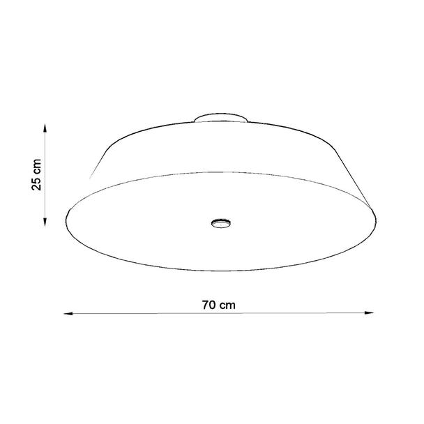 Sollux Plafon VEGA 70 biały SL.0821