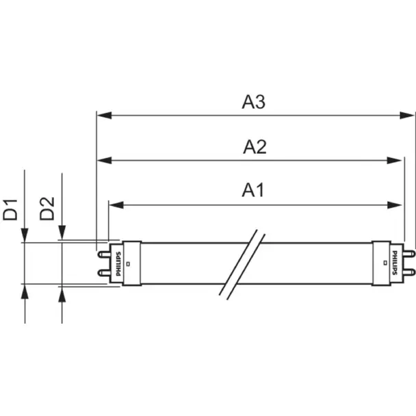 Pila LED tube 1200mm 16W 840 G13 Świetlówka LED 9,29003E+11 PHILIPS